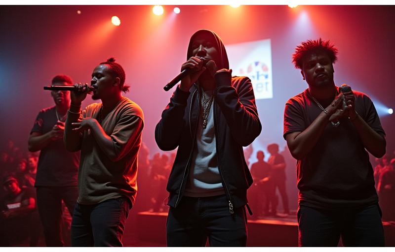 横浜ヒップホップショーケースのアーティスト集合写真