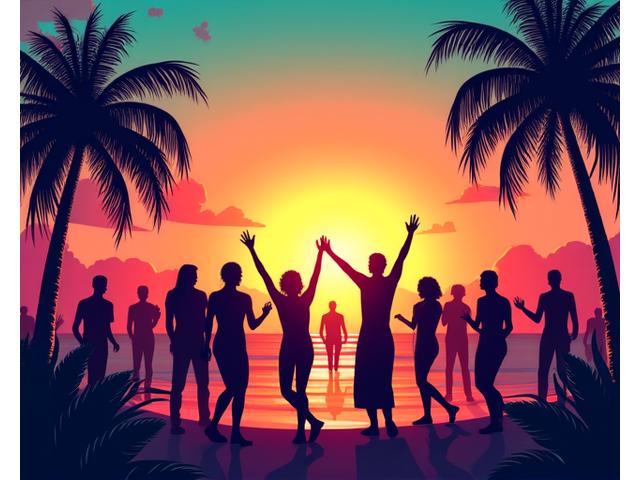 サマーグルーブフェスティバルイベントのフライヤー