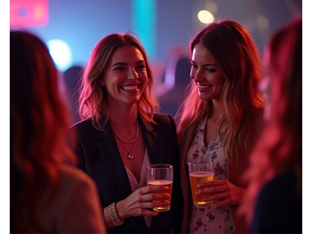 イベントプロモーターが観客と交流