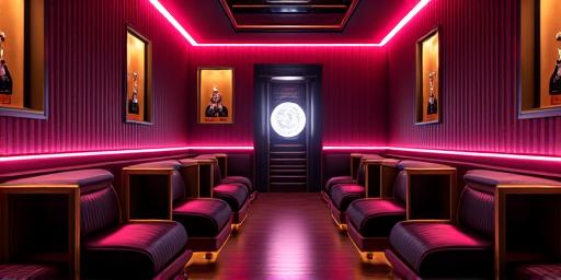 豪華なVIPエリア